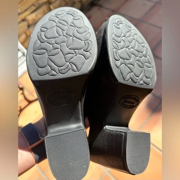 Kork-Ease Soft Black Leather Open-Toe Platform Slides Mules Size 7M, Worn Once! - Picture 5 of 6